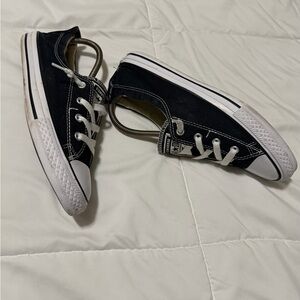 Converse Chuck Taylor All Star Black Low Top Lace Up Shoes Women’s Size 5